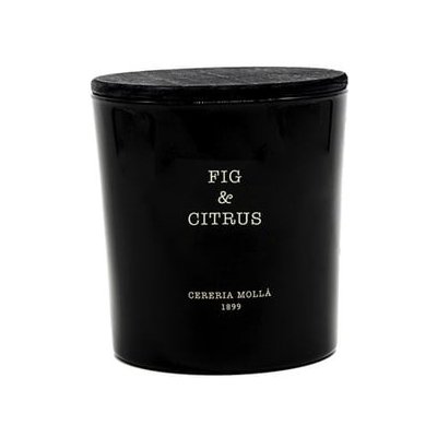Sójová voňavá sviečka v pohári CERERIA MOLLA BOUTIQUE FIG AND CITRUS 600 g