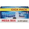 Finish tablety do myčky GIGAPACK, 120 ks