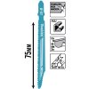 MAKITA B-51 B-06476 Pílový plátok pre priamočiare píly na rezanie kovu 5 ks v balení Dĺžka plátku pracovná / celková: 73mm / 100mm