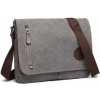 Miss Lulu Taška - Kono crossbody messenger látková, šedá