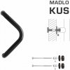 WA - MADLO M6 WA/C-DHP ks BIL - biela lesklá (RAL 9016) O 30 300 mm – cena za ks