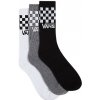 Vans Classic Check Crew 3 Pack Black/White 36.5-41