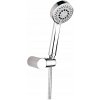 Cersanit Lano, ručná sprcha so sprchovou hadicou a 1-bodovým držiakom sprchy, Chróm, S951-022