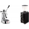 La Pavoni Europiccola Lusso + Stone Espresso Pebble, black
