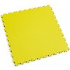 Žltá plastová PVC záťažová dlažba Fortelock Industry (koža) - dĺžka 51 cm, šírka 51 cm, výška 0,7 cm