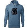 Swimming is in my DNA - Mikina pánska Cape s kapucňou - L ( Denim )