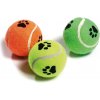 Karlie-Flamingo Lopta tenisový pískacie s labkou 6 cm 3 ks