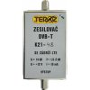 Anténny zosilňovač TEROZ 496X, UHF K21 až 48, filter 5G, LTE, GSM, G14dB, F2dB, U95dB?V, FF