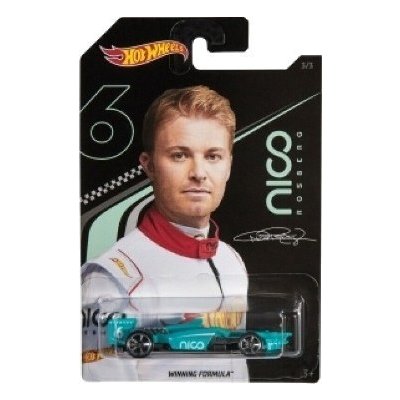 Hot Wheels MATTEL angličák Nico Rosberg Winning Formula 1:64