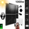 Kompletná fotovoltaická súprava 1000W s invertorom Deye WIFI 800W 2x Solárny panel 500W monokryštalický