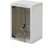 10'' rack jednodílný 9U/260 TRITON šedý dveře sklo RBA-09-AS3-CAX-C1 Triton