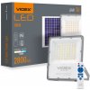 Solárne svetlomety 56x LED 100W 2800lm 5000K IP65 VIDEX Súmrakový senzor s diaľkovým ovládaním