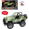MaDe Auto Jeep vojenský na baterie 21 x 12 x 10 cm
