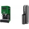 Gaggia New Classic E24 BC, green + Felicita F47, black