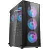 Počítačová skriňa Darkflash DK352 Plus so 4 ventilátormi (čierna) DK352 Plus