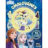 Omalovánky se svítícími samolepkami Ledové království