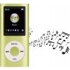 MP3 PREHRÁVAČ MP4 OBRAZOVKA LCD 1.8 PALCOV SLÚCHADLÁ ZELENÁ