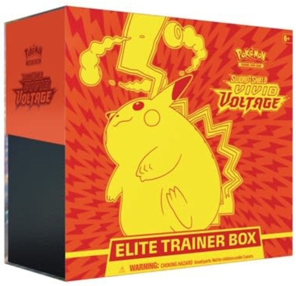 Pokémon TCG Sword & Shield Vivid Voltage Elite Trainer Box