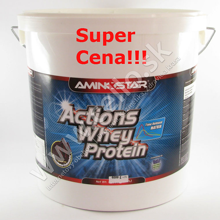 Aminostar Whey Protein Actions 65 4000 g od 44,99 € - Heureka.sk
