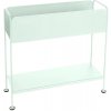 Fermob Kovový kvetináč / knižnica Fermob PICOLINO V.63cm - Ice Mint