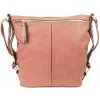 Mahel Moderná veľká crossbody kabelka 74-MH ružová