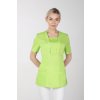 Dámska farebná zdravotnícka blúzka M-054, limetková (Zdravotnícke oblečenie)