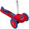 Detská kolobežka Spiderman, 3 kolieska, červená