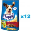 CHAPPI 3x2,7 kg - suché krmivo pre psov s hovädzím mäsom, hydinou a zeleninou