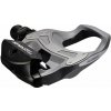 Pedále Shimano cestné R550 SPDSL šedé + zarážky SM-SH11