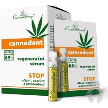Cannaderm Cannadent regeneračné sérum 10 x 1,5 ml