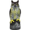 MagicHome Plašič vtákov Sova solárna svietiace oči 41 cm