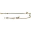 Soft Rope predlžovacie okrúhle tkané vodítko, S-XL: 2.00 m/ 10 mm, šedá/svetlošedá