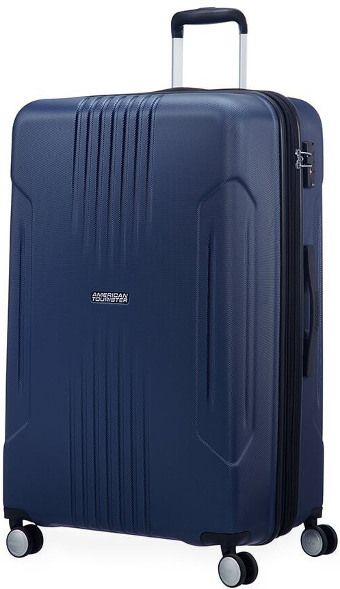 American Tourister Tracklite Spinner 34G 105/120 l tmavo modrá