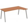 OFFICE PRO s.r.o. HOBIS kancelársky stôl tvarový, ergo ľavý - UE A 1800 L, čerešňa