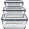 Silvercrest® Súprava potravinových dóz Premium, 3-dielna (obdĺžnikový) (100395640)