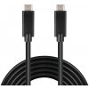 PremiumCord USB-C kábel (USB 3.1 gen 2, 3A, 10Gbit/s) čierny, 2m ku31cg2bk