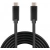 PremiumCord USB-C kabel ( USB 3.1 gen 2, 3A, 10Gbit/s ) černý, 2m ku31cg2bk