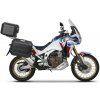 Kompletná sada čiernych hliníkových kufrov SHAD TERRA BLACK, 37L topcase 36L/47L bočné kufre, vrátane montážnej sady a platne SHAD HONDA CRF 1100 Africa Twin
