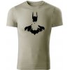 T-ričko Batman pánske tričko Farba trička: Svetlá Khaki, Farba potlače: Čierna, Veľkosť: 3XL