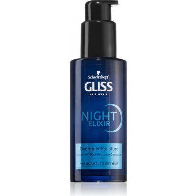 Schwarzkopf Gliss Night Elixir bezoplachový elixír pre suché vlasy 100 ml