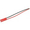 GForce Konektor zlacený 2.0mm samec s kabelem 20AWG 10cm (GF-1060-002)
