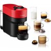 Kávovar Krups Nespresso Vertuo Pop XN920510, červená