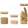 5Five Simply Smart 179623 súprava nádob na skladovanie borosilikátové sklo drevo 3 ks