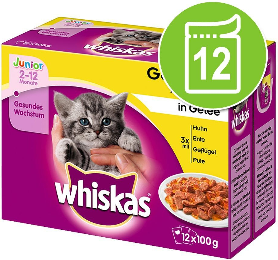 Whiskas Junior klasický výber 12 x 100 g od 1,96 € - Heureka.sk