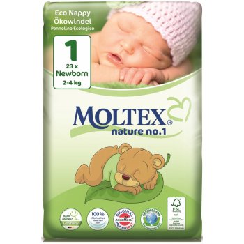 Moltex nature no. 1 Newborn 2-4 kg 23 ks