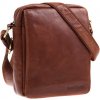 Pánska kožená taška cez rameno Sendi Design M52005 koňakovo hnedá