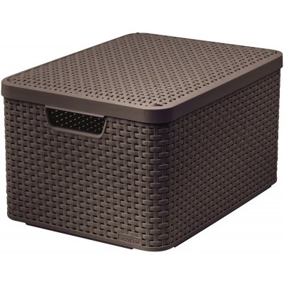 curver ulozny box rattan style2 s hnedy – Heureka.sk