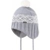 Kama dětská pletená Merino čepice B92 109 - světle šedá XS XS - světle šedá