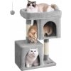 Búdka pre mačku Feandrea, sivá, obdĺžniková, 49 cm x 32 cm x 74 cm