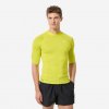 DECATHLON Pánske tričko 100 s UV ochranou krátky rukáv žlté M